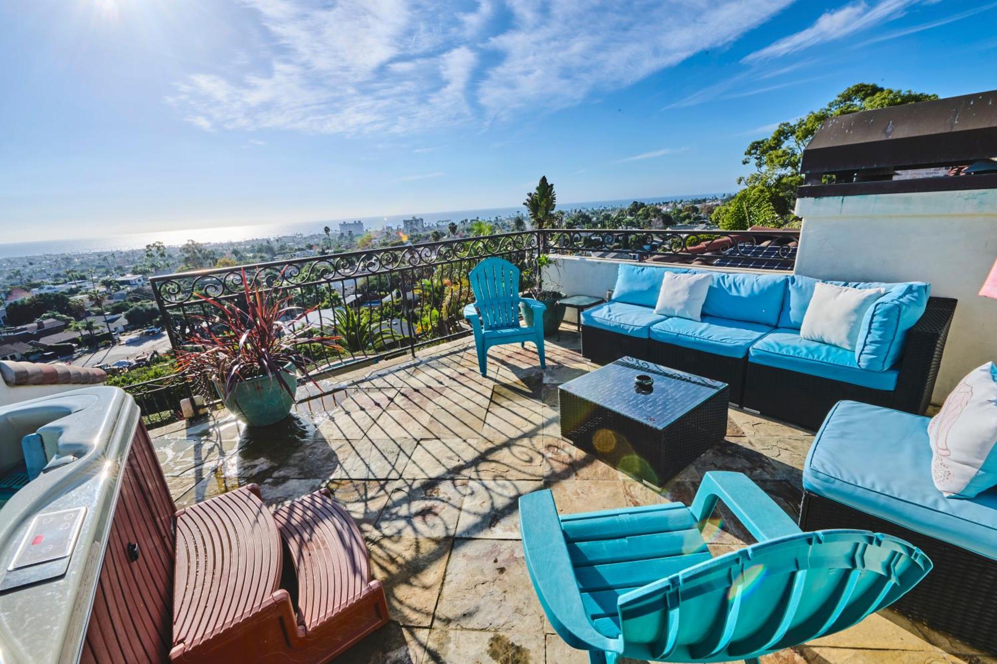 360 Degree Ocean & City Views With Pool, Spa, Close To The Beach! Pets Ok San Diego Buitenkant foto