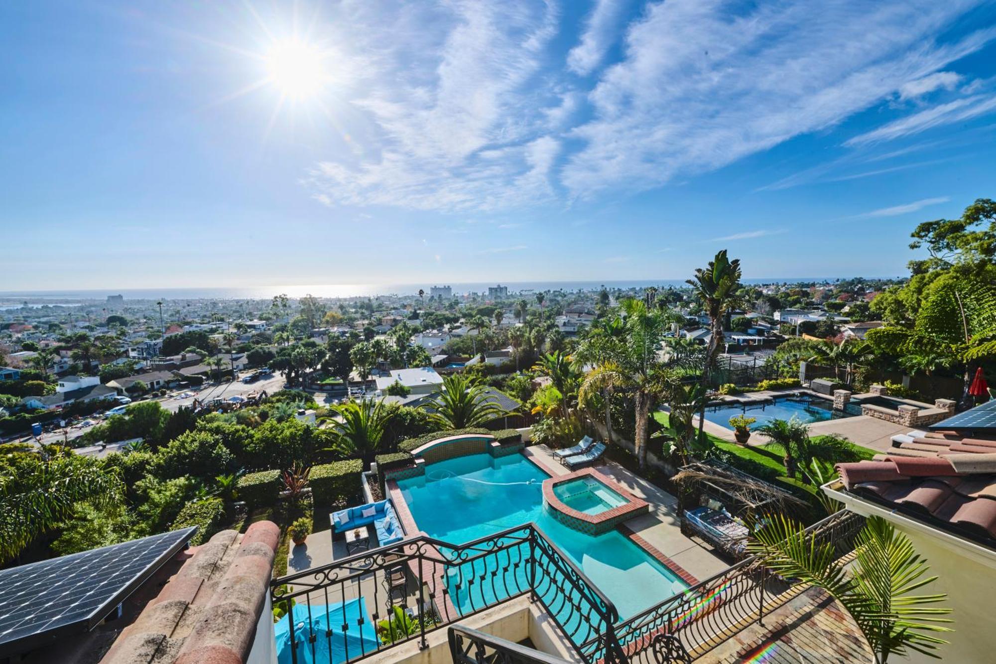 360 Degree Ocean & City Views With Pool, Spa, Close To The Beach! Pets Ok San Diego Buitenkant foto